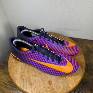 Nike Mercurial Vapor 11 ACC Purple Orange Soccer Cleats Mens 12 831965-585